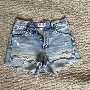 Agolde jaden high rise shorts